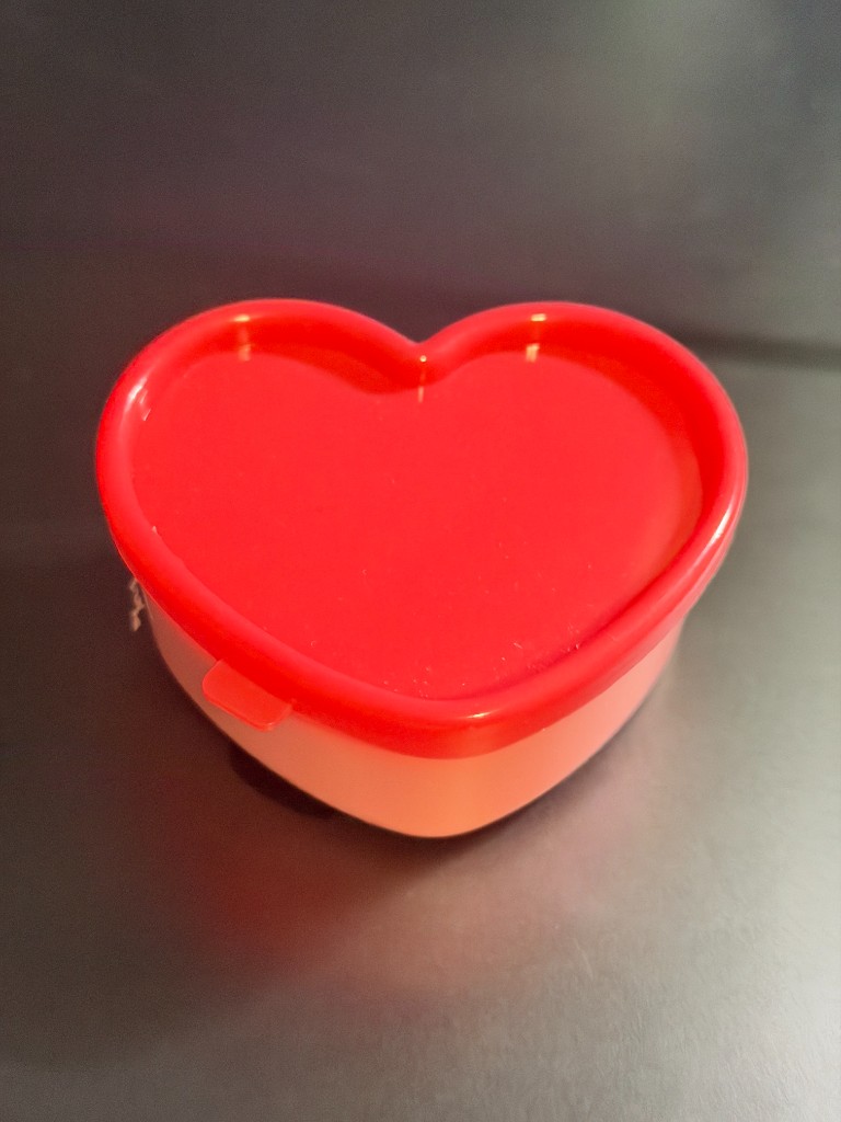 Pink Loved Jelly in a heart-shaped container